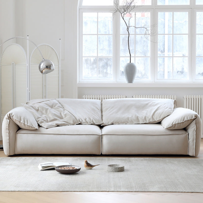 4 seater wooden frame soft feather modular sofas