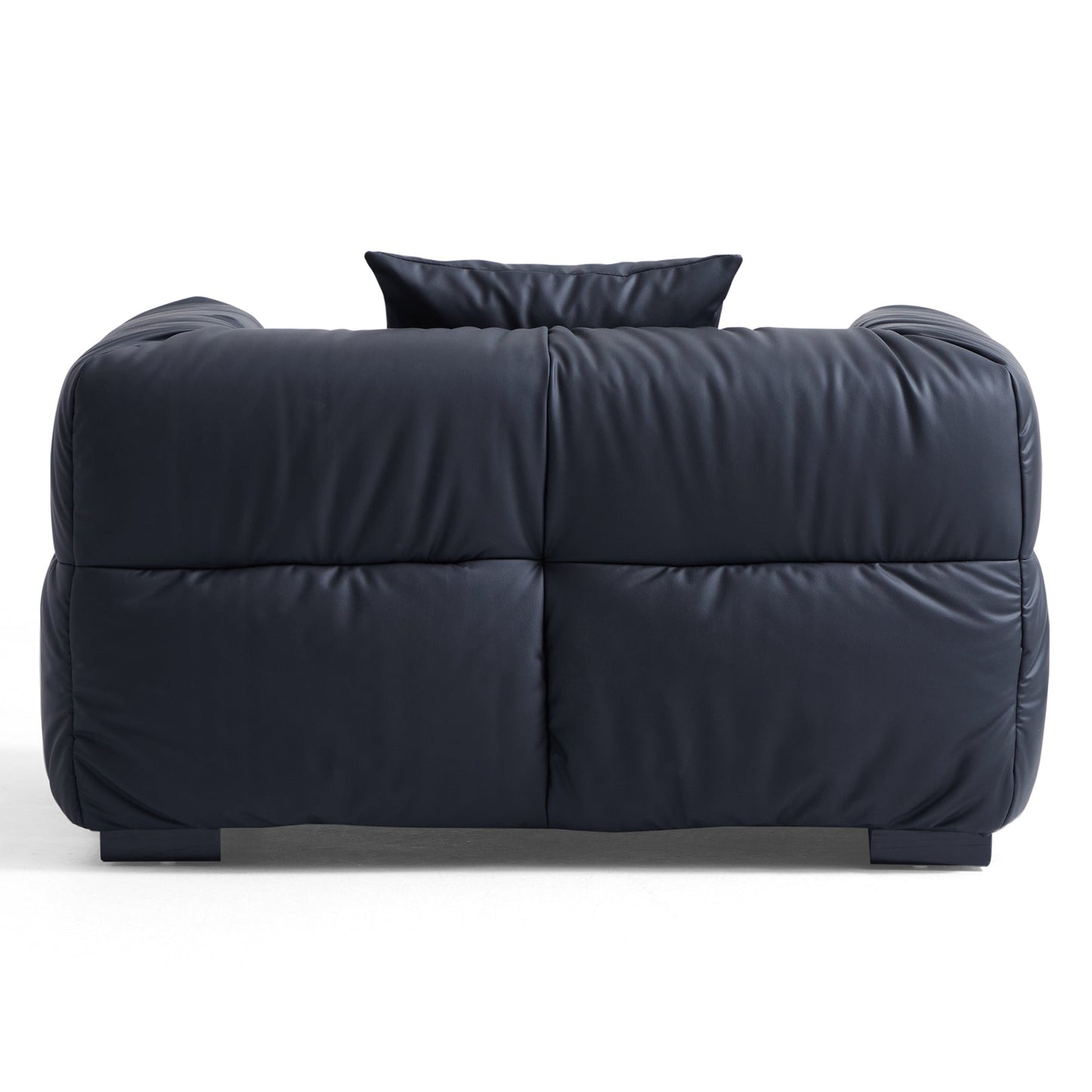 Hi tech fabric black upholstered leisure armchair