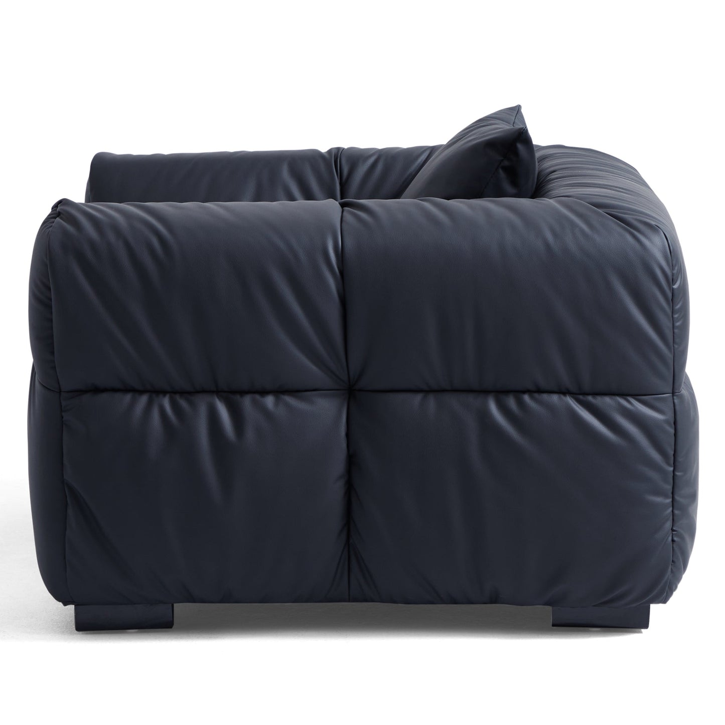 Hi tech fabric black upholstered leisure armchair