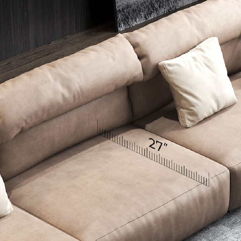 Hi-tech fabric 3 seater modular living room sofa