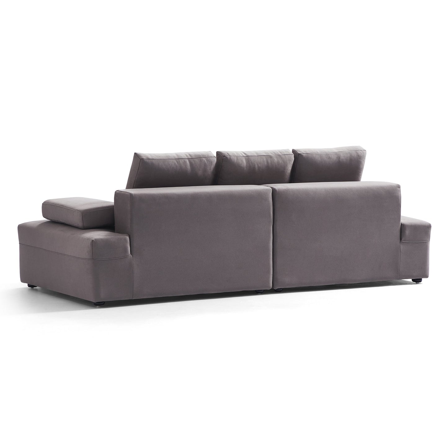 Living room furniture modular matte fabric sofa