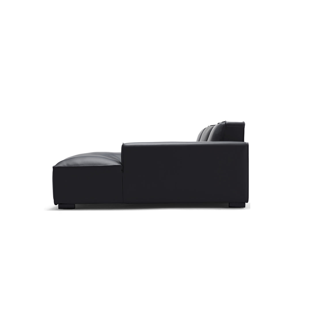 Italian style genuine leather U shape sofa