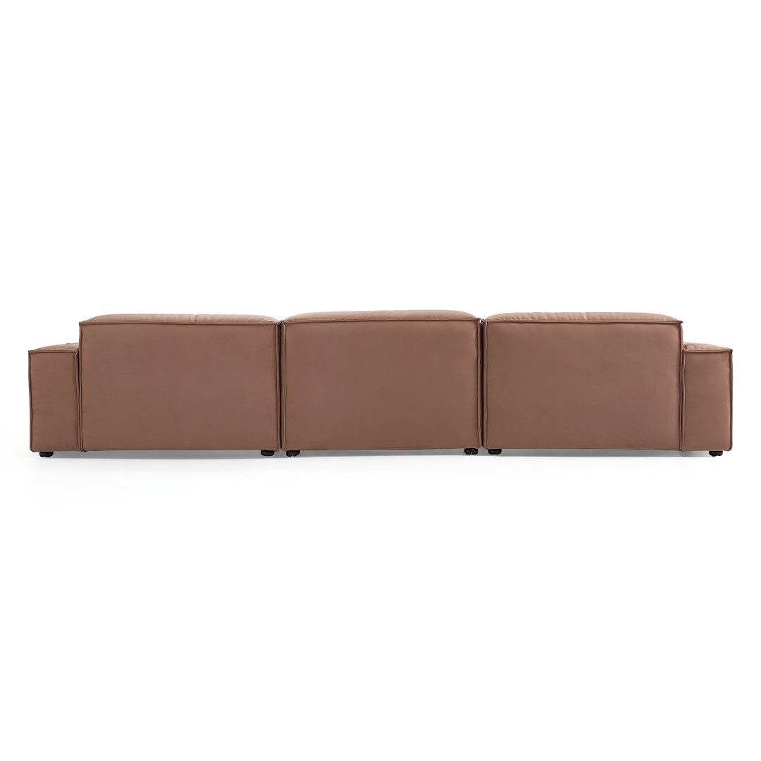 Soft Feather Matt Fabric Comfortable Cloud-like Feel Living Room Sofas