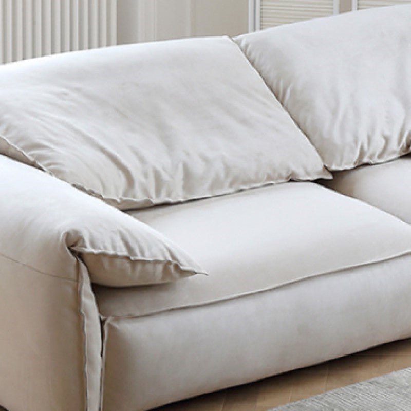 4 seater wooden frame soft feather modular sofas