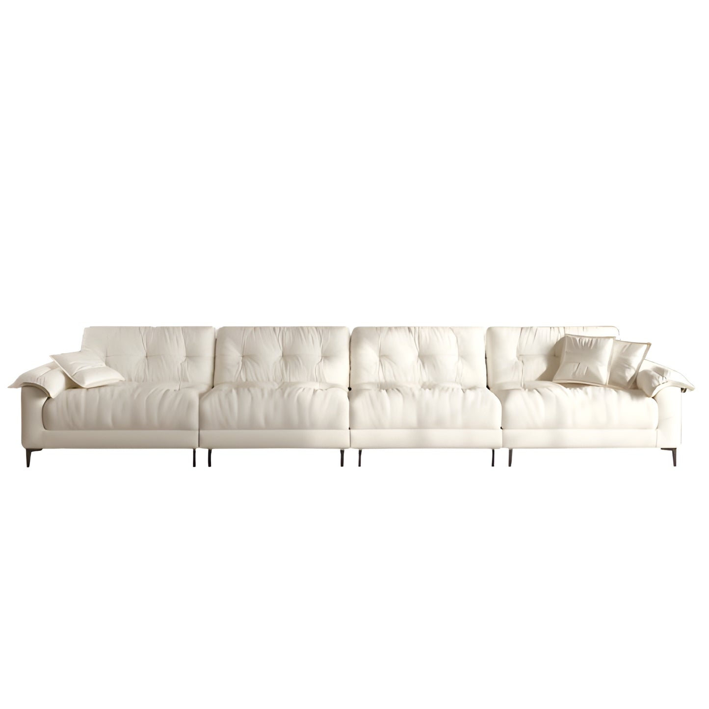 Home furniture living room chenille fabric 6 seater sofa