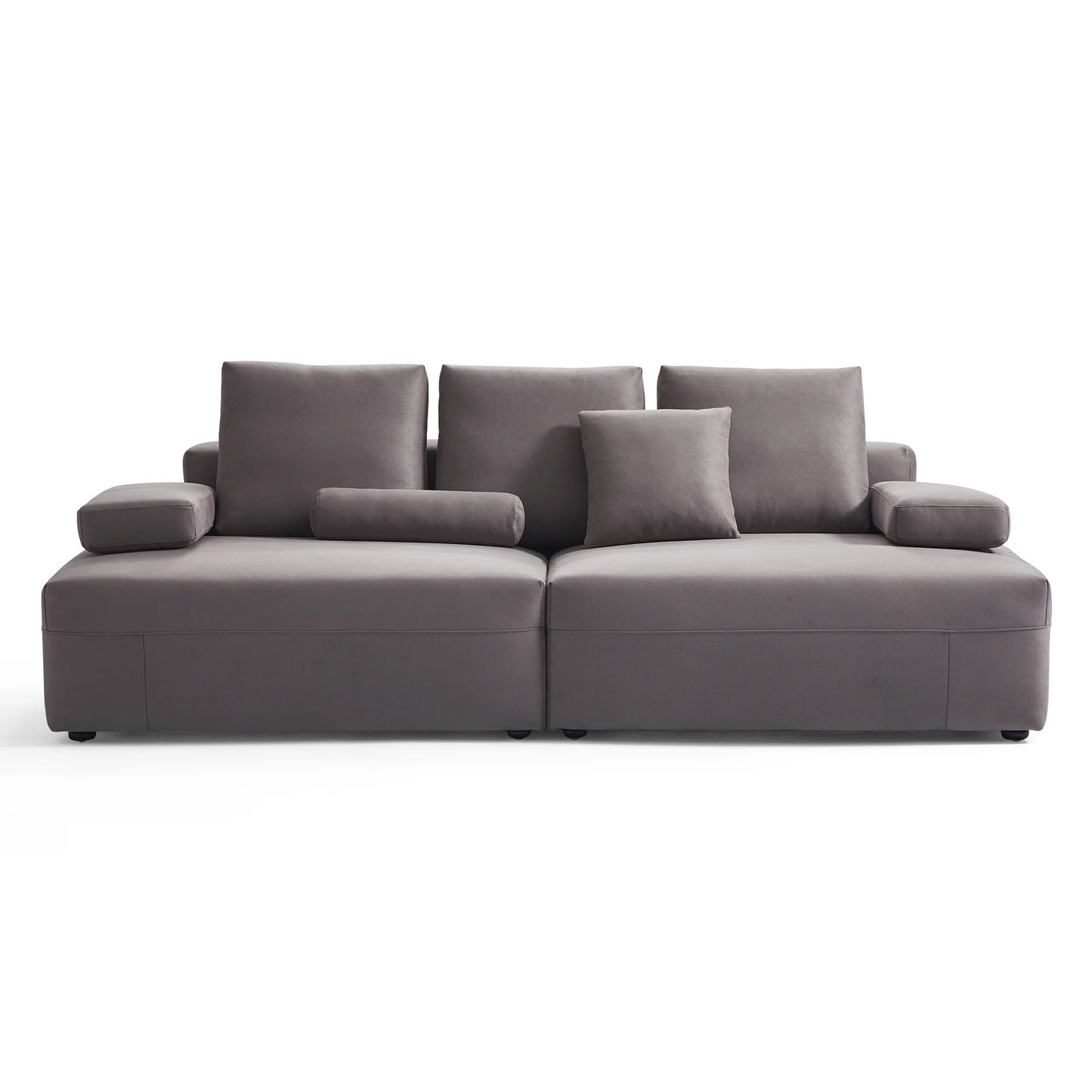 Living room furniture modular matte fabric sofa