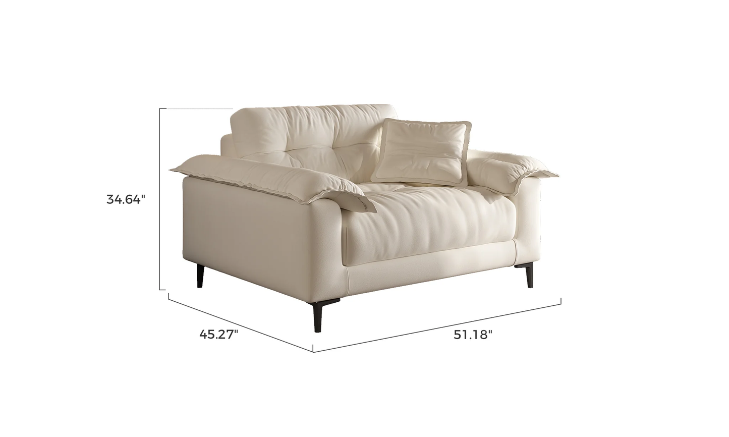 Interior design upholstered living room single seater sofa armchair