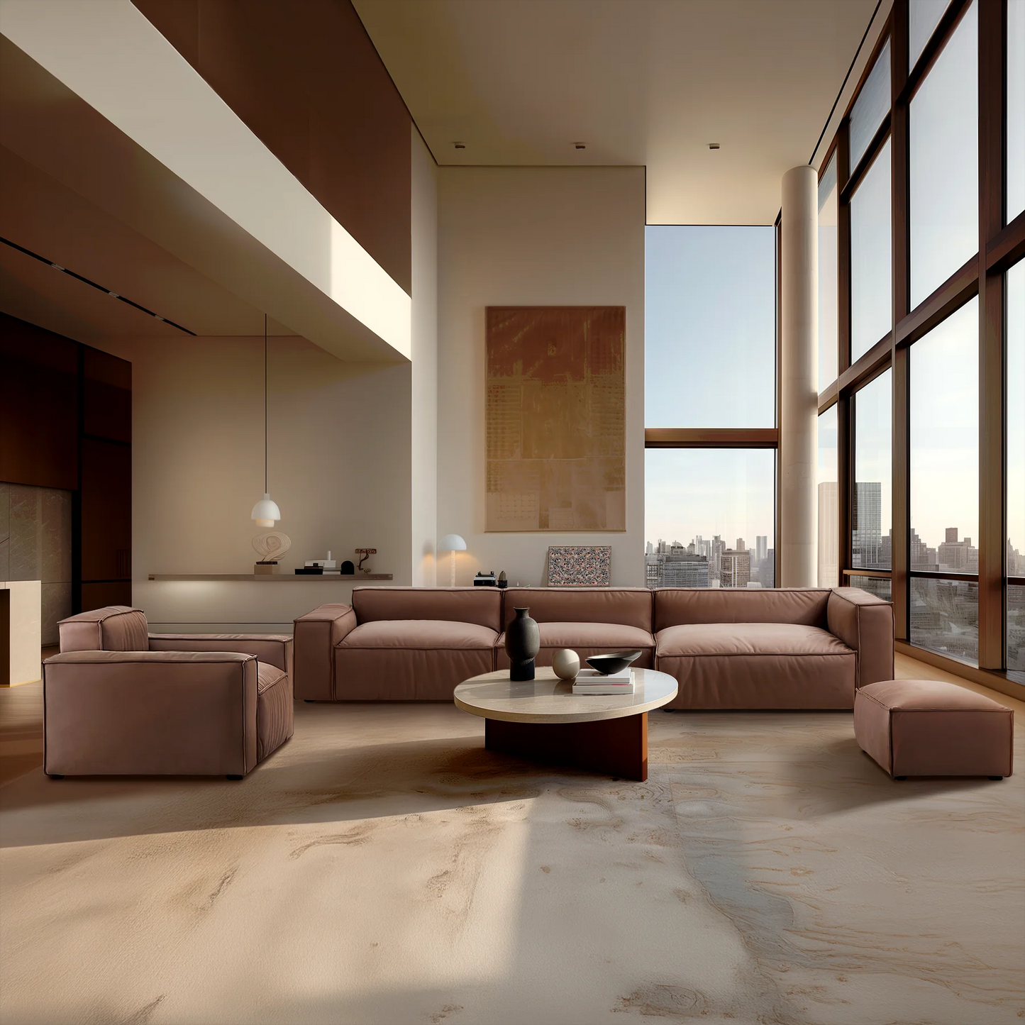 Living Room Furniture Modular Sectional Sofa Set