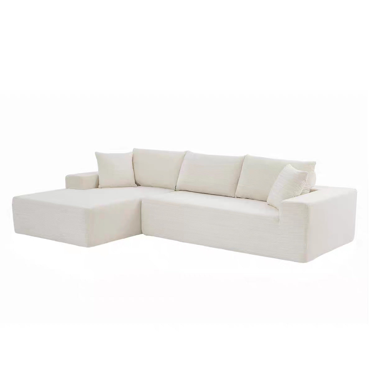 Vacuum Packing High Density Foam Boucle Compressed Sofa