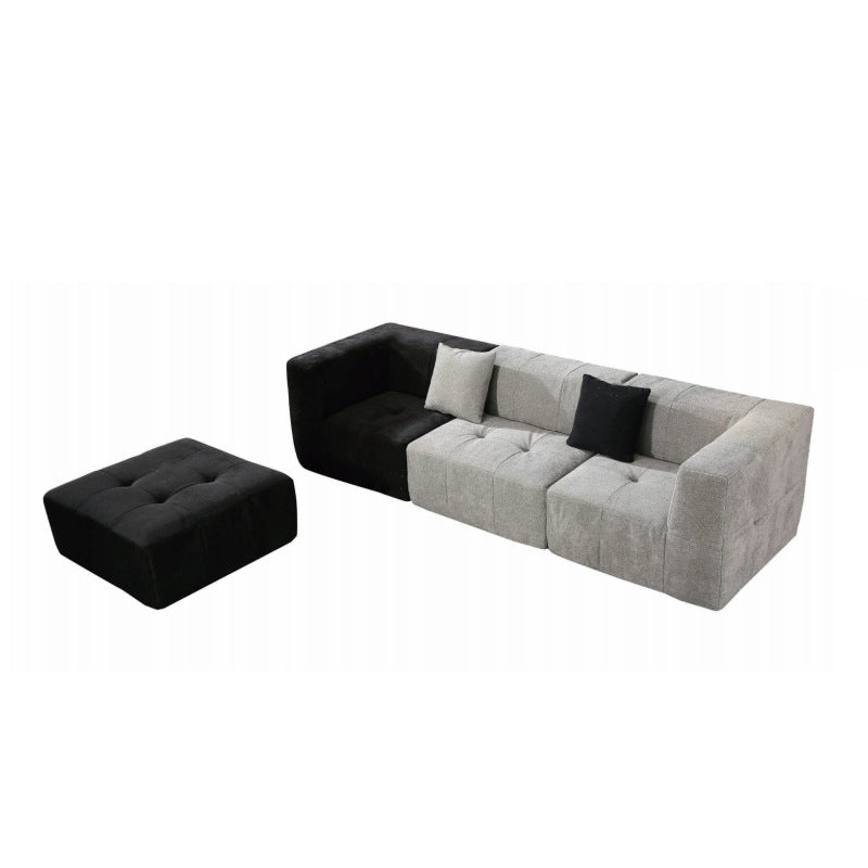 Compressed Foam Boucle Vacuum Sealed Package Modular Sofa
