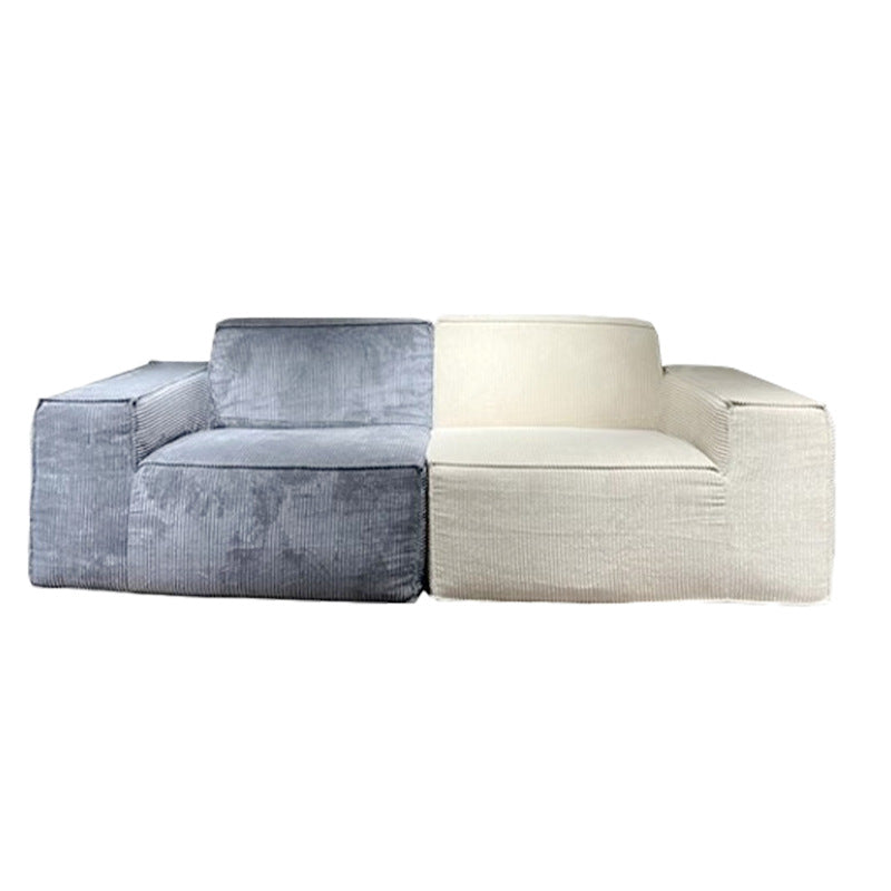 Corduroy Fabric Modular 3 Seater Vacuum Pack Compressed Sofa