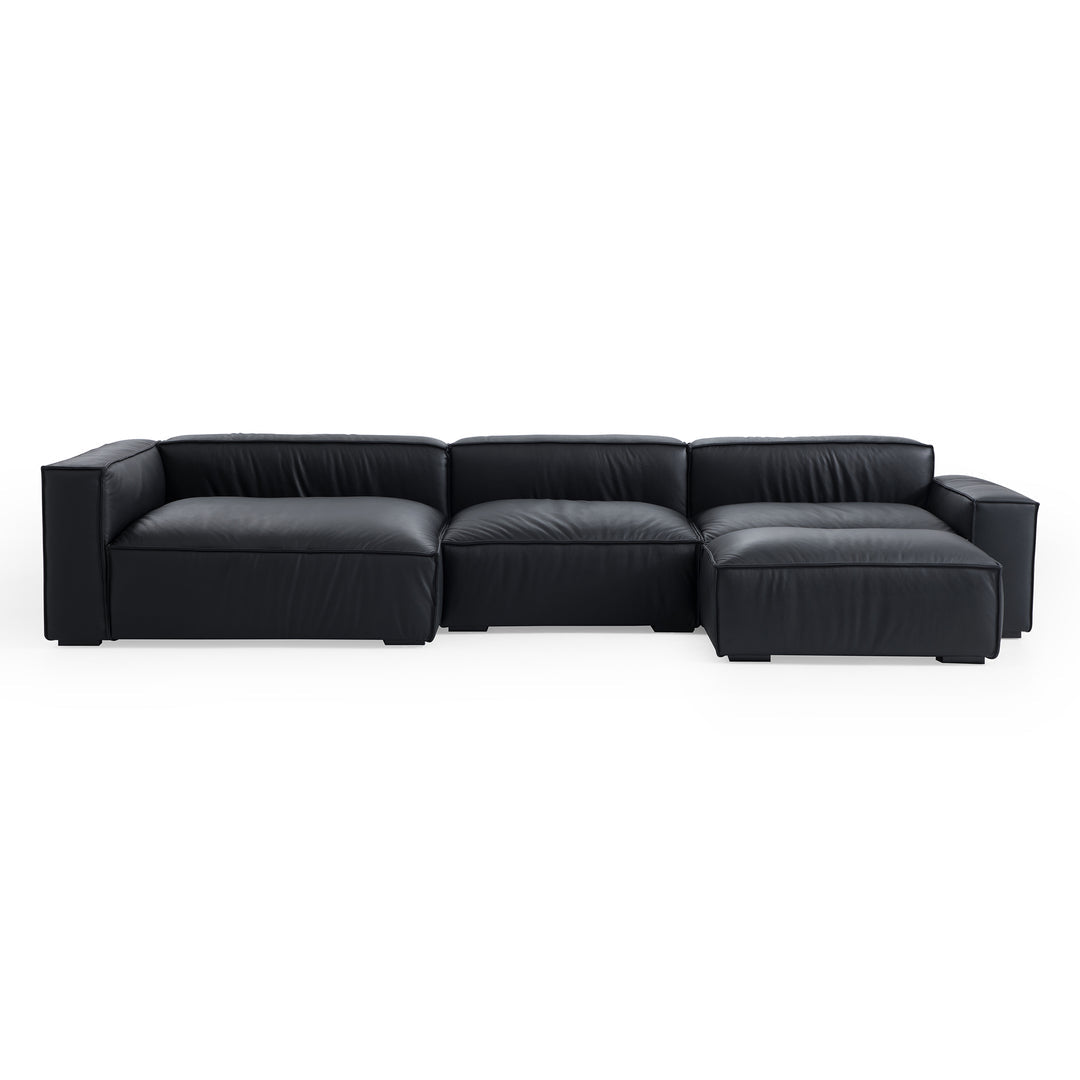 Living Room Furniture L-Shape Ottoman Sectional Sofa Bed