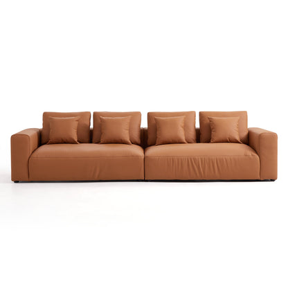 Livingroom Genuine Leather 6 Seater Modular Sofa