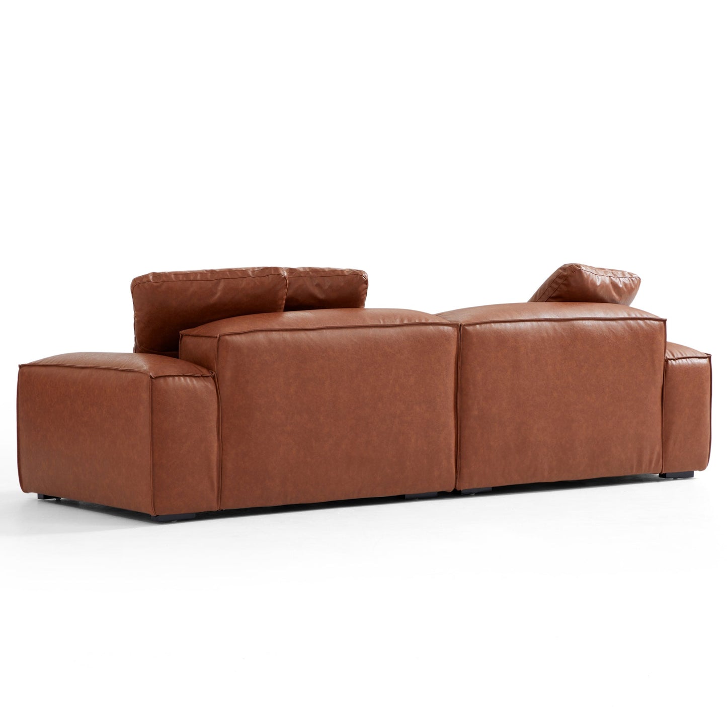 Hi-Tech Fabric Leather-Like Cover Living Room Modular Sofa