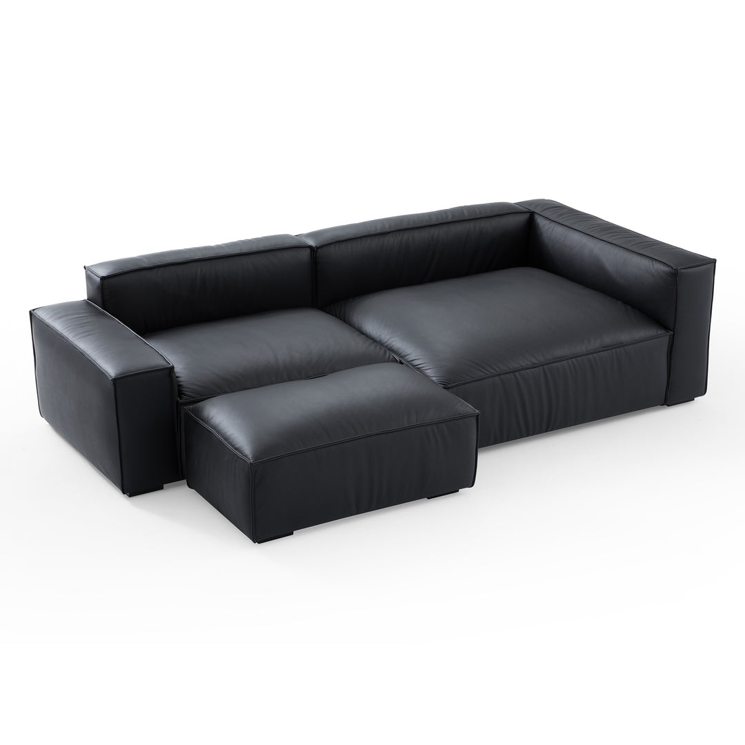 Living Room Furniture L-Shape Ottoman Sectional Sofa Bed