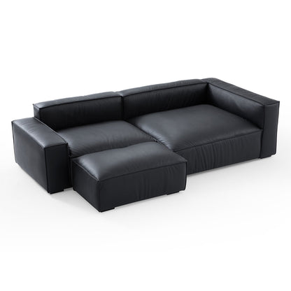 Living Room Furniture L-Shape Ottoman Sectional Sofa Bed