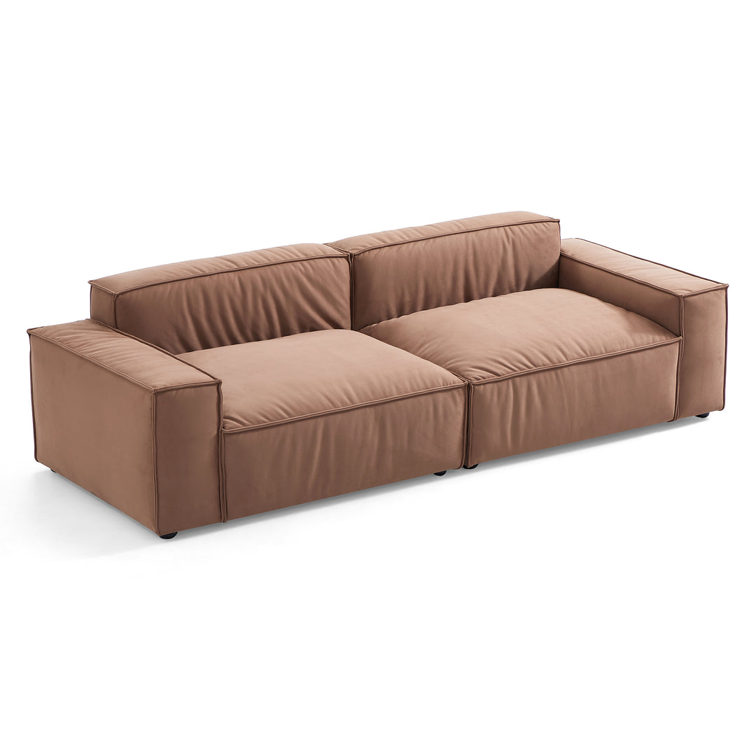 Soft Feather Matt Fabric Comfortable Cloud-like Feel Living Room Sofas