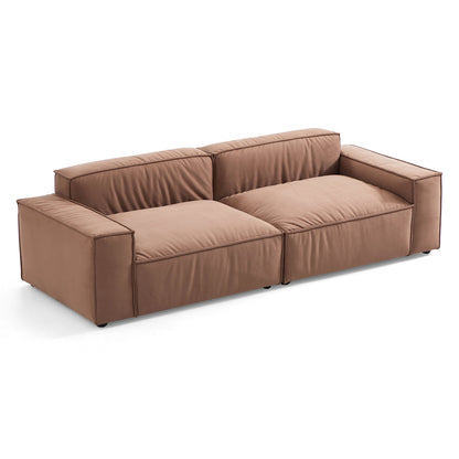 Soft Feather Matt Fabric Comfortable Cloud-like Feel Living Room Sofas