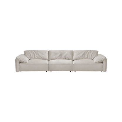 4 seater wooden frame soft feather modular sofas