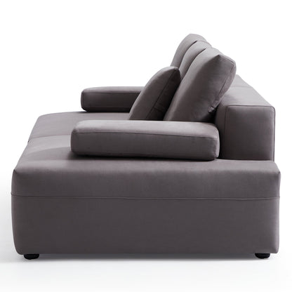Living room furniture modular matte fabric sofa