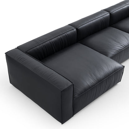 Living Room Furniture L-Shape Ottoman Sectional Sofa Bed