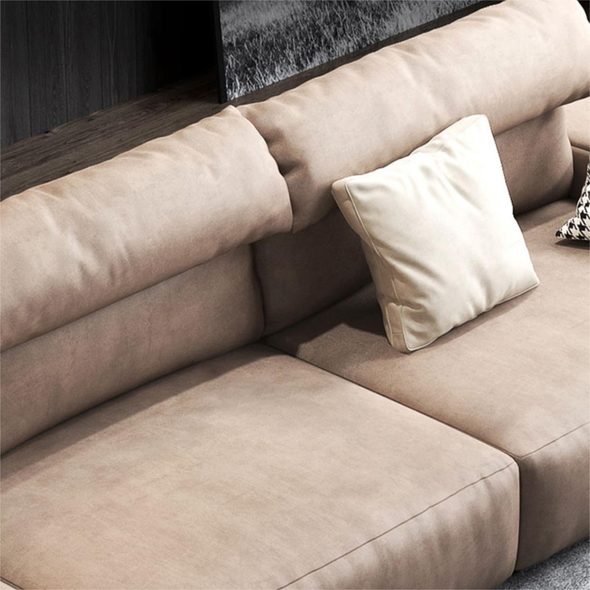 Hi-tech fabric 3 seater modular living room sofa