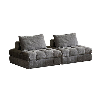 Grey chenille velvet couch cloud modular 3 seater sofa set