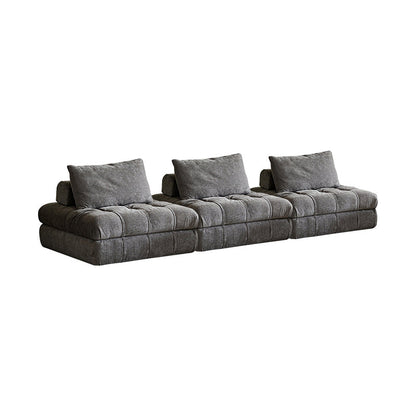 Grey chenille velvet couch cloud modular 3 seater sofa set