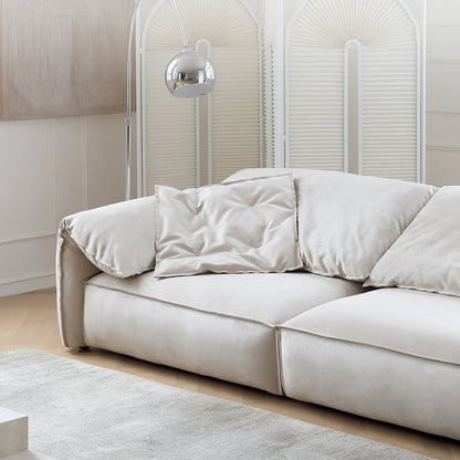 4 seater wooden frame soft feather modular sofas