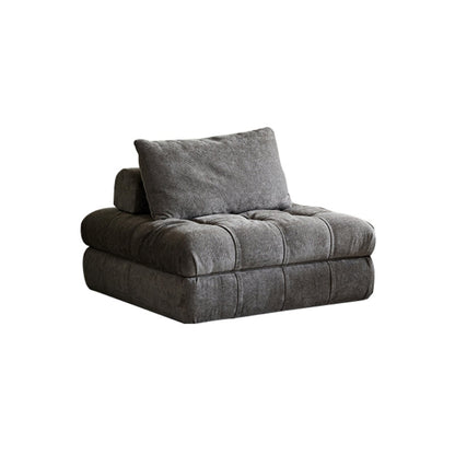 Grey chenille velvet couch cloud modular 3 seater sofa set