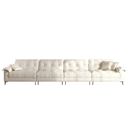 Home furniture living room chenille fabric 6 seater sofa