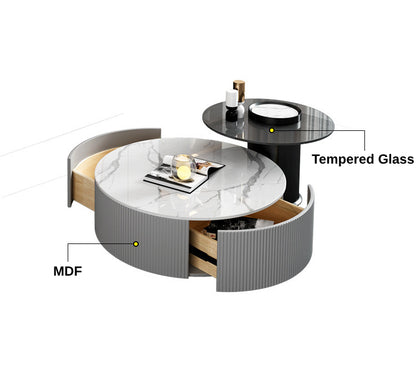 Modern Luxurious  Coffee Table With TV Cabinet