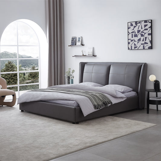 Modern Bedroom Upholstered Soft Bed Frame