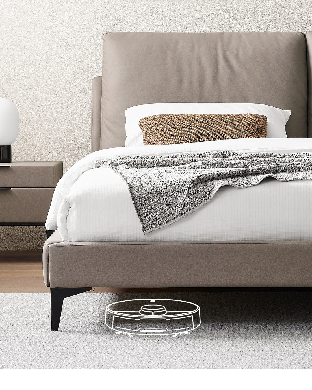 Nordic style Upholstered Bed Frame