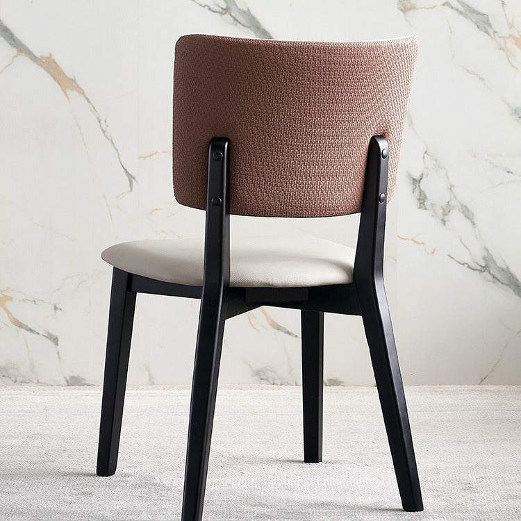 Modern Design Wooden Frame Upholstery Dining Chair