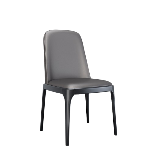 Classical Indoor Wooden PU Leather Dining Chair