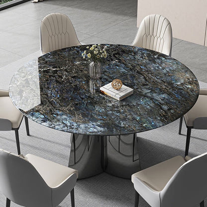 Ultra Modern Luxurious Round Shaped Dining Table With Lazy Susan