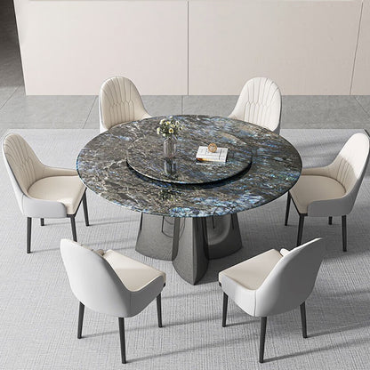 Ultra Modern Luxurious Round Shaped Dining Table With Lazy Susan