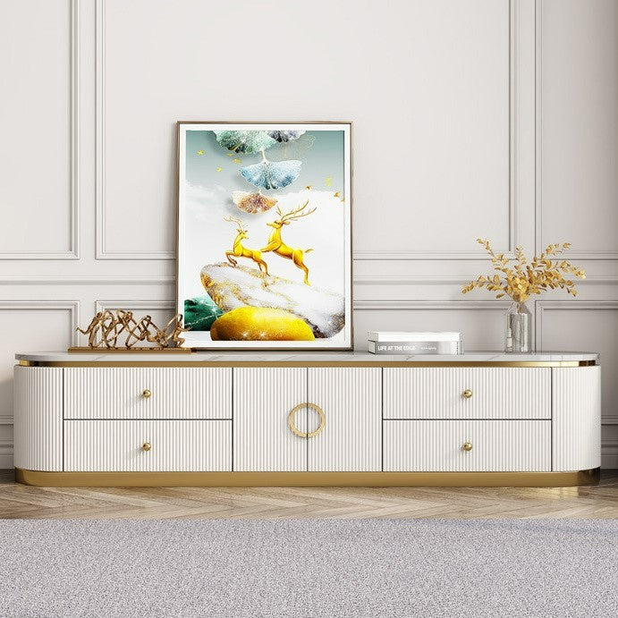 Ultra Modern Style Nesting Coffee Table and TV Stand