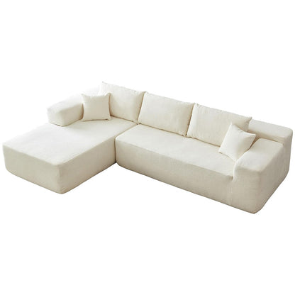 Vacuum Packing High Density Foam Boucle Compressed Sofa