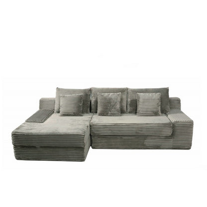 Compressed Vacuum Packaging Modular Combination Corduroy Sofa