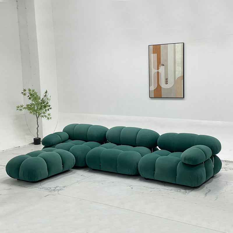 Compressible Modular Corner Sofa for Living Room