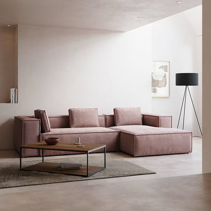 Cloudy Couch Modular Sectional Vaccum Compressed Fabric Sofa