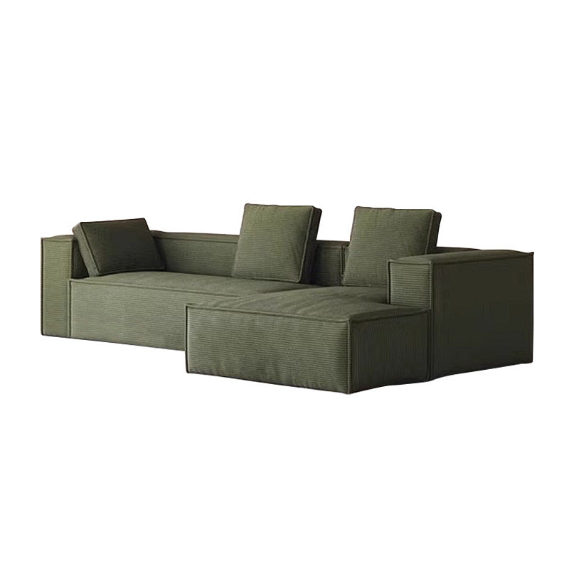 Modern Vacuum Compressed Height Density Sponge Modular Tofu Sofa