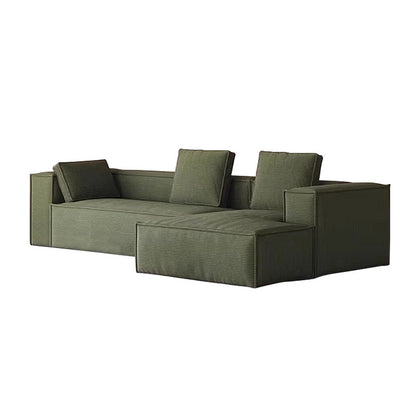 Modern Vacuum Compressed Height Density Sponge Modular Tofu Sofa