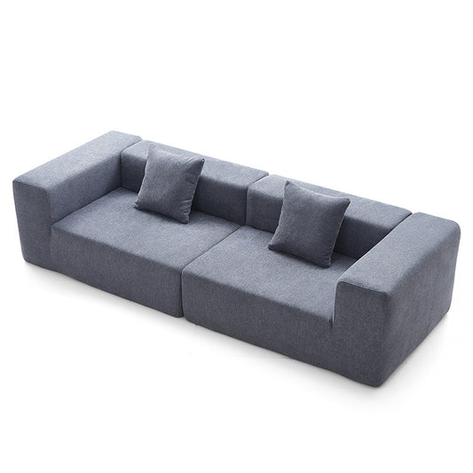 Straight Row Vacuum Compression Corduroy 2 Seater Sofa