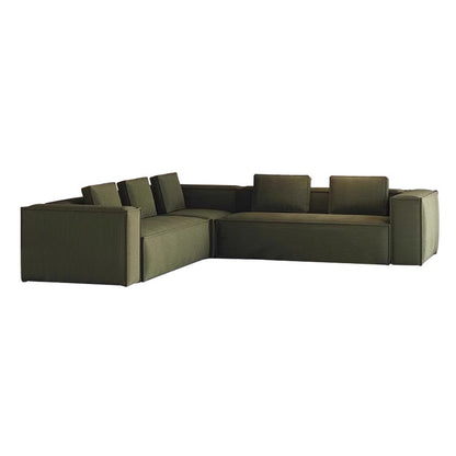 Modern Vacuum Compressed Height Density Sponge Modular Tofu Sofa