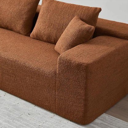Fabric Corner Sectional Compression 3-Seater Sofa with Chaise