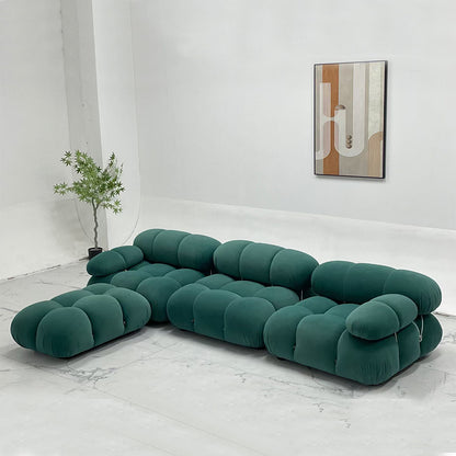 Compressible Modular Corner Sofa for Living Room