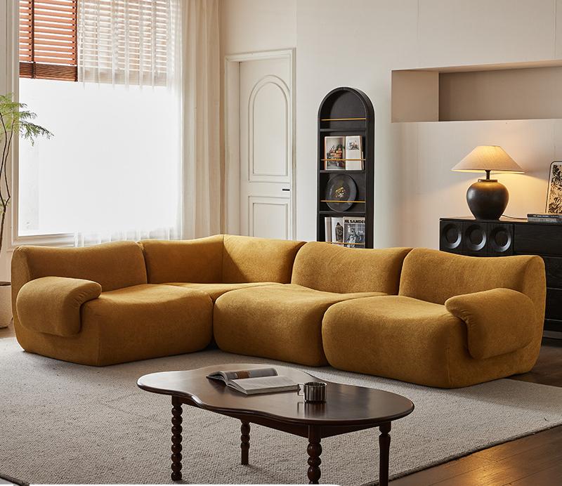 Vacuum Compressed D45 Sponge Compression Living Room Sofa